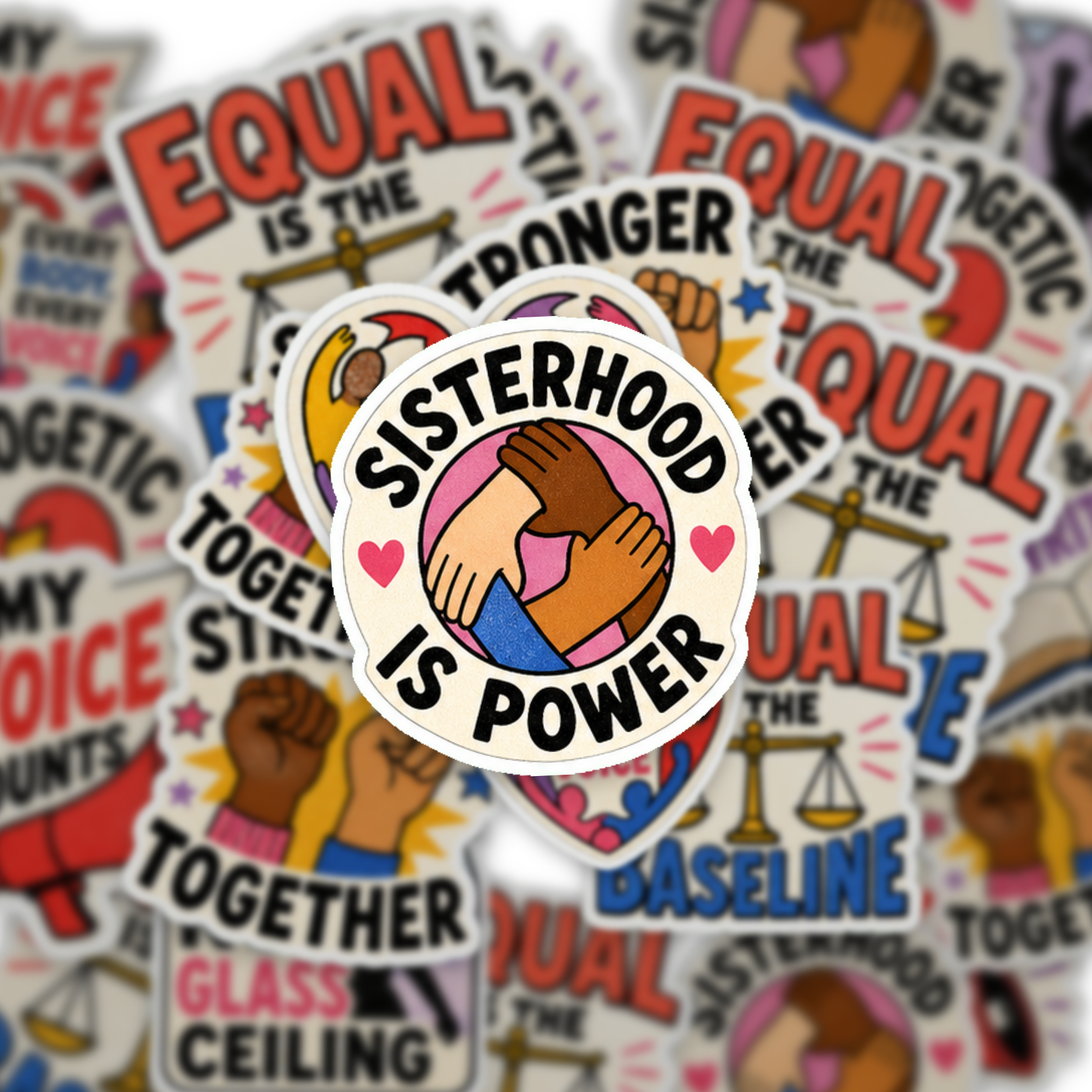 Feminist Empowerment & Sisterhood Sticker Pack