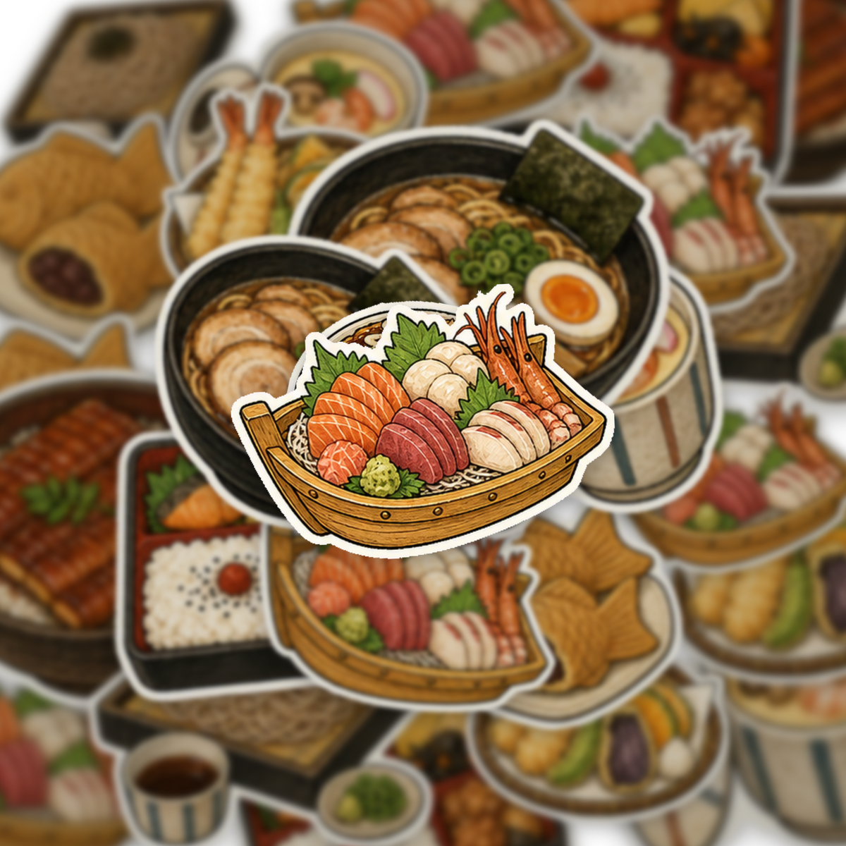 Japanese Food Favorites Sticker Pack