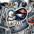 Funny Duck Waterproof Sticker Pack