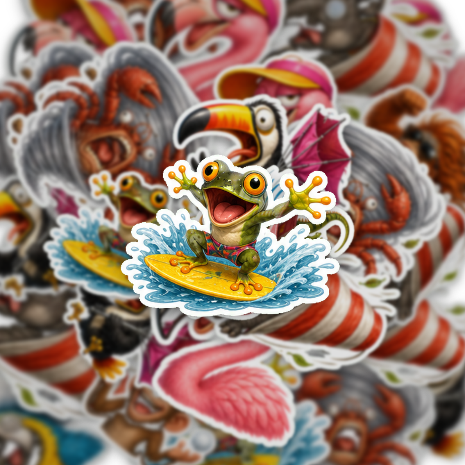 Tropical Weather Chaos Sticker Pack