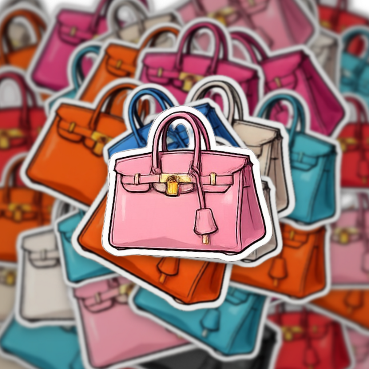 Fashion Handbag Sticker Pack