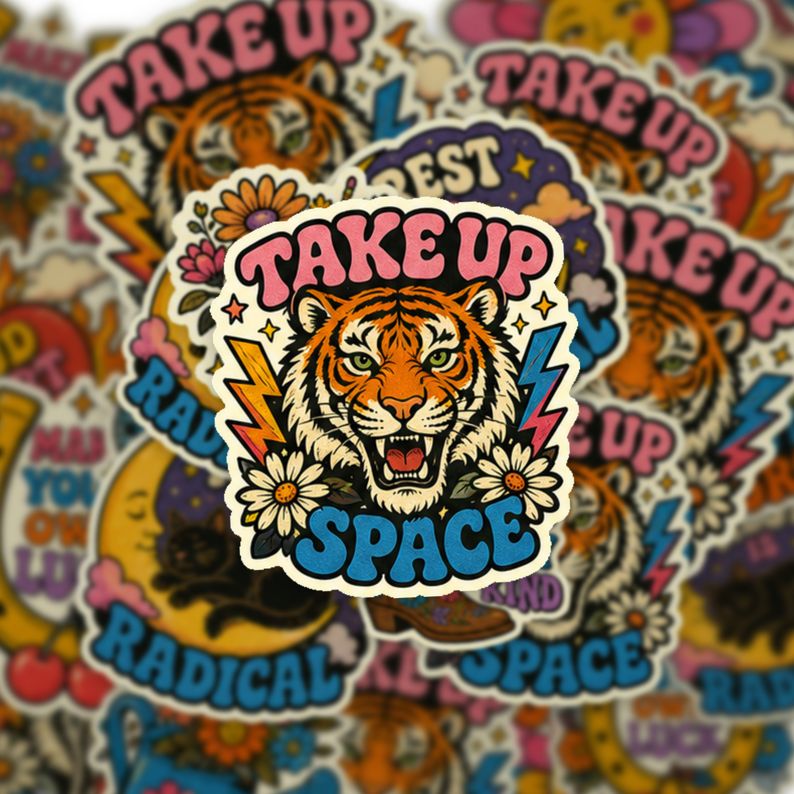 Groovy Self-Love Sticker Pack
