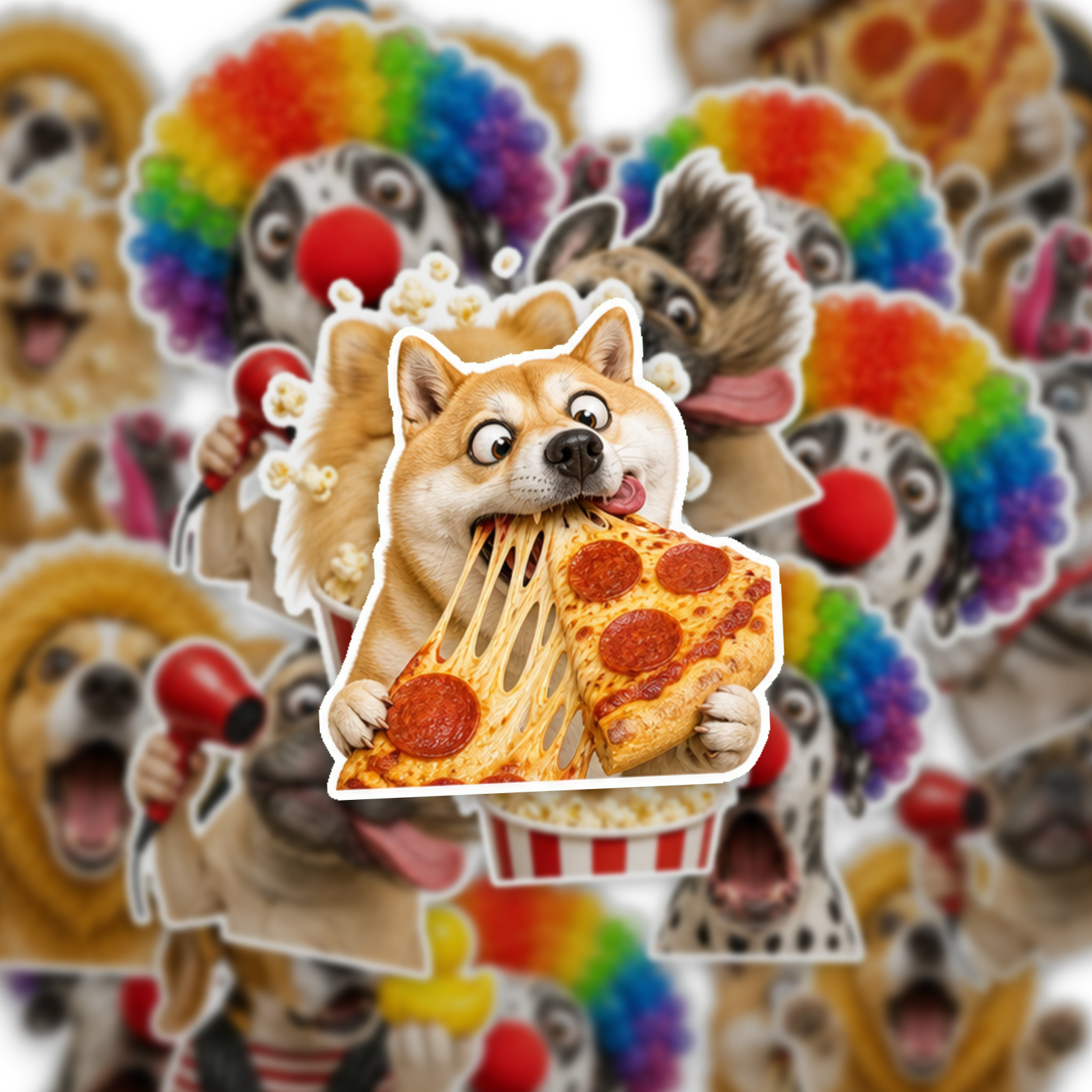 Funny Animal Chaos Sticker Pack