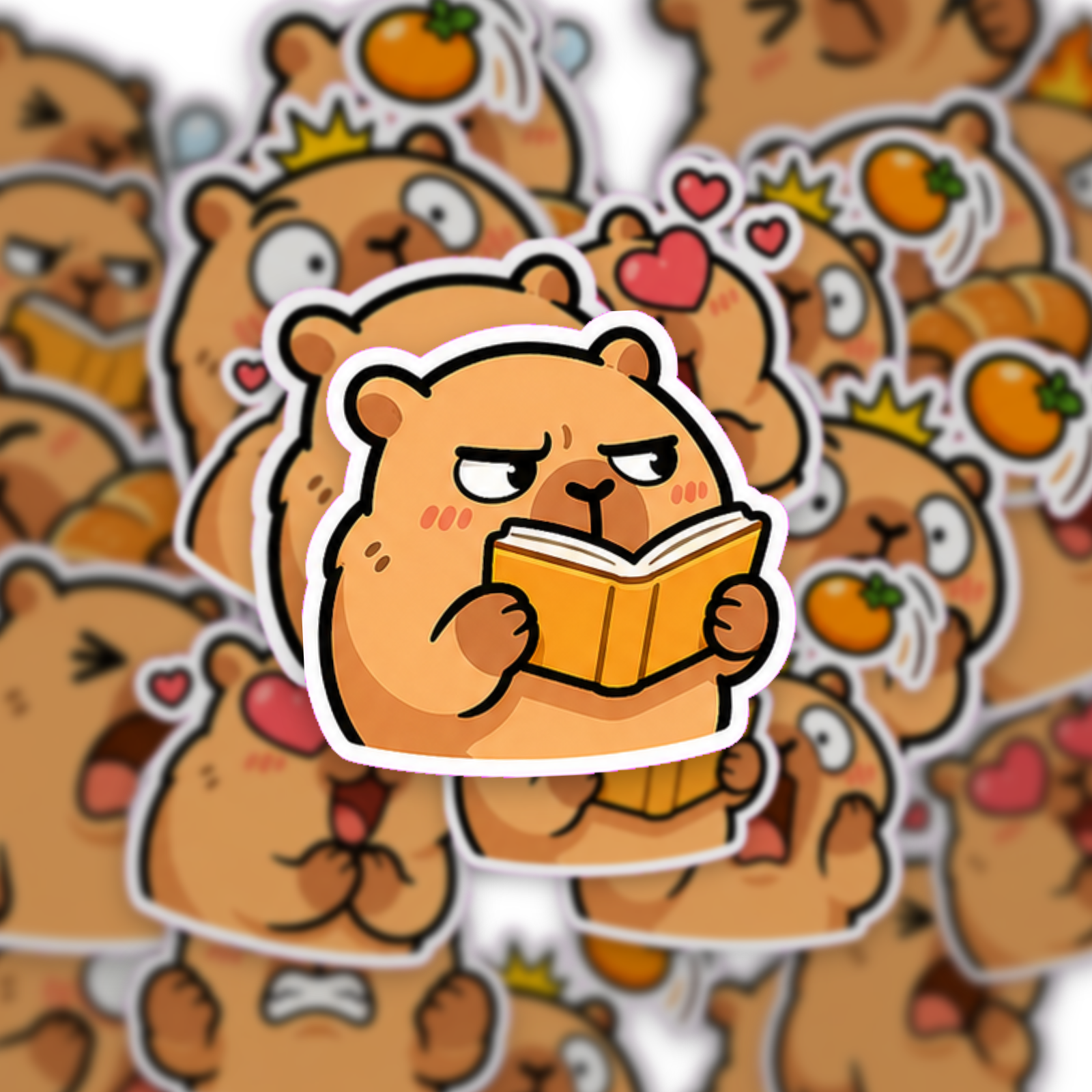 Capybara Everyday Chaos Sticker Pack