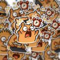 Cute Capybara Reaction Sticker Pack