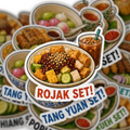 Singapore Food Waterproof Sticker Pack