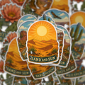 Desert Explorer Vintage Adventure Sticker Pack