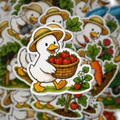 Funny Duck Waterproof Sticker Pack