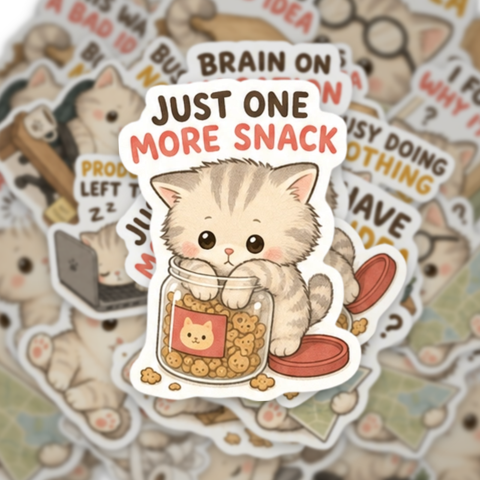 Cat Daily Life Sticker Pack