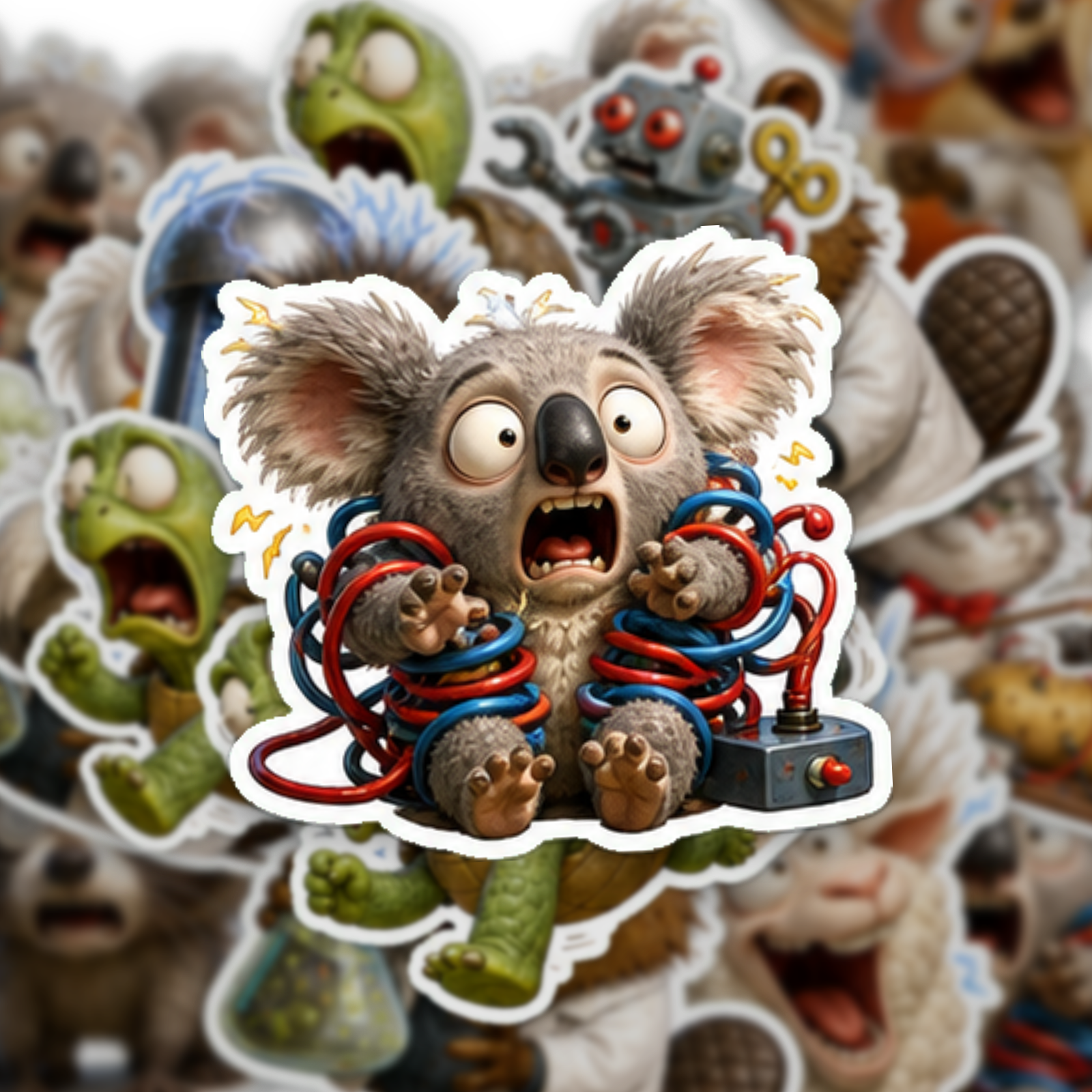 Animal Science Fair Fiasco Sticker Pack