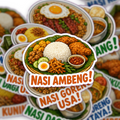 Malay Rice Specials Breakfast Club Sticker Pack