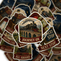 Vintage Train Journey Sticker Pack