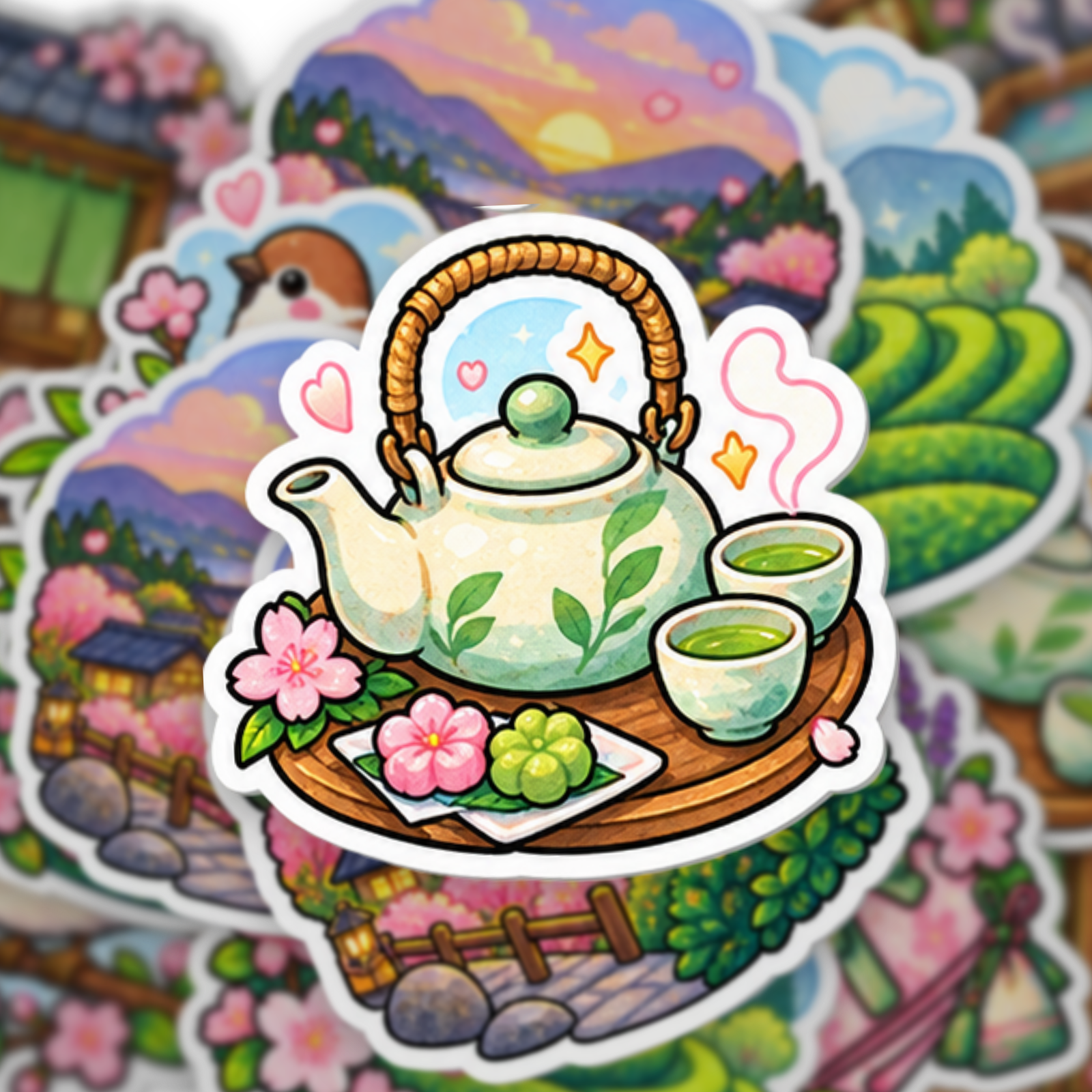 Spring Tea Garden Retreat