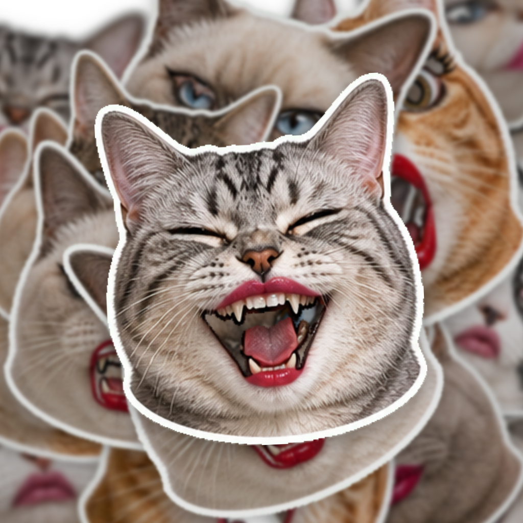Meow Drama Club Cat Sticker Pack