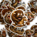 Wild West Animal Panic Sticker Pack