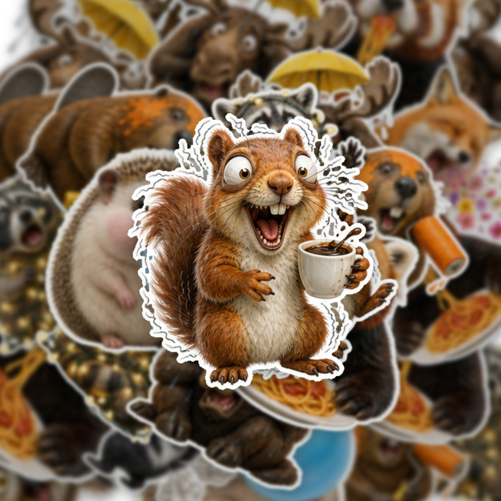 Wild Animal Reactions Sticker Pack