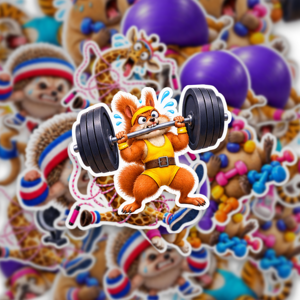 Retro Animal Gym Disaster