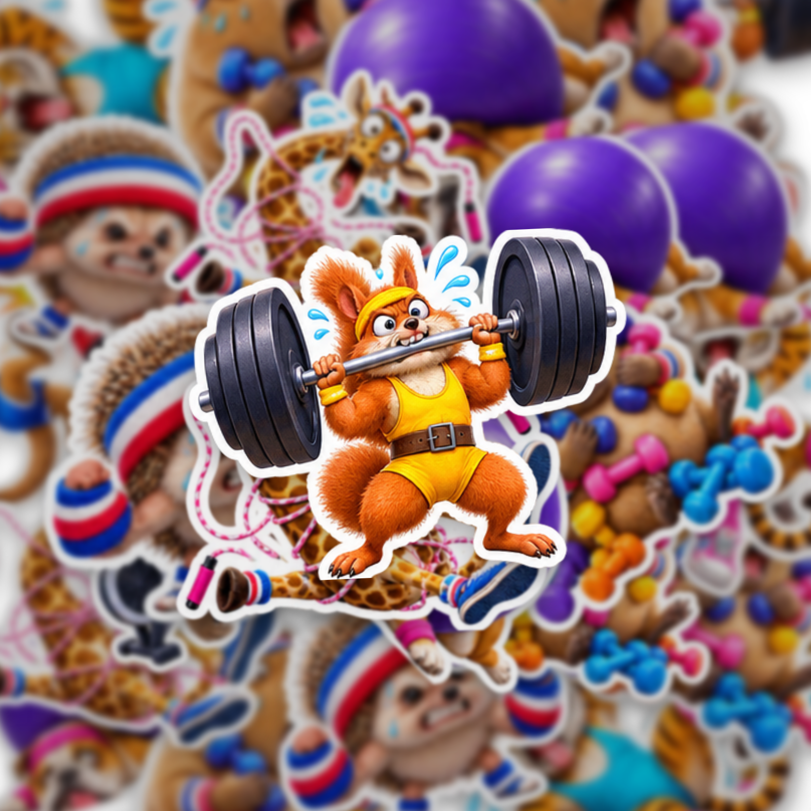 Retro Animal Gym Disaster