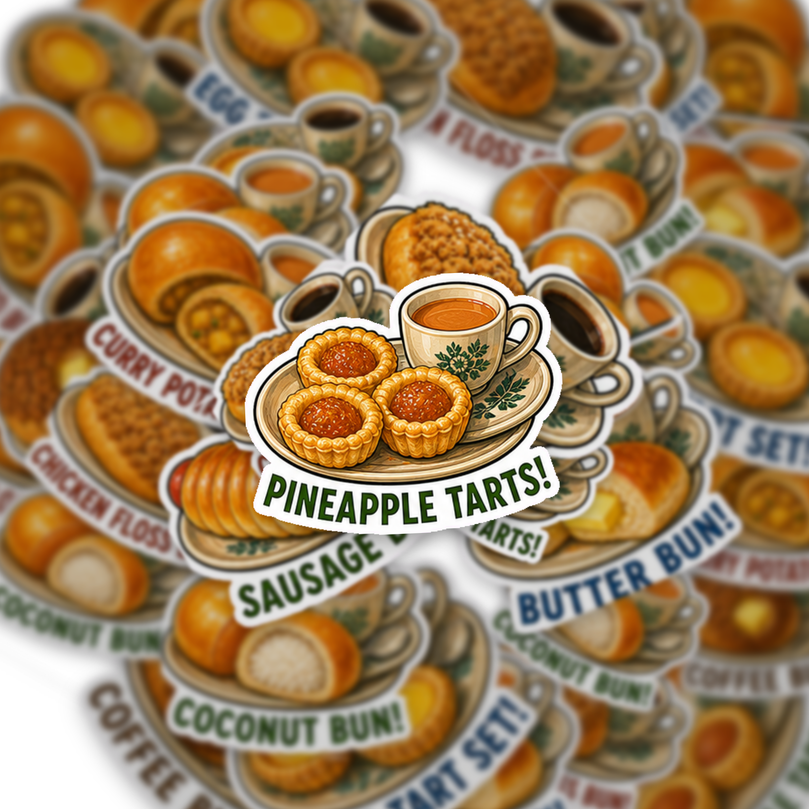 Singapore Breakfast Sticker Pack