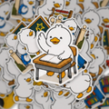 Playful Duck Waterproof Sticker Pack