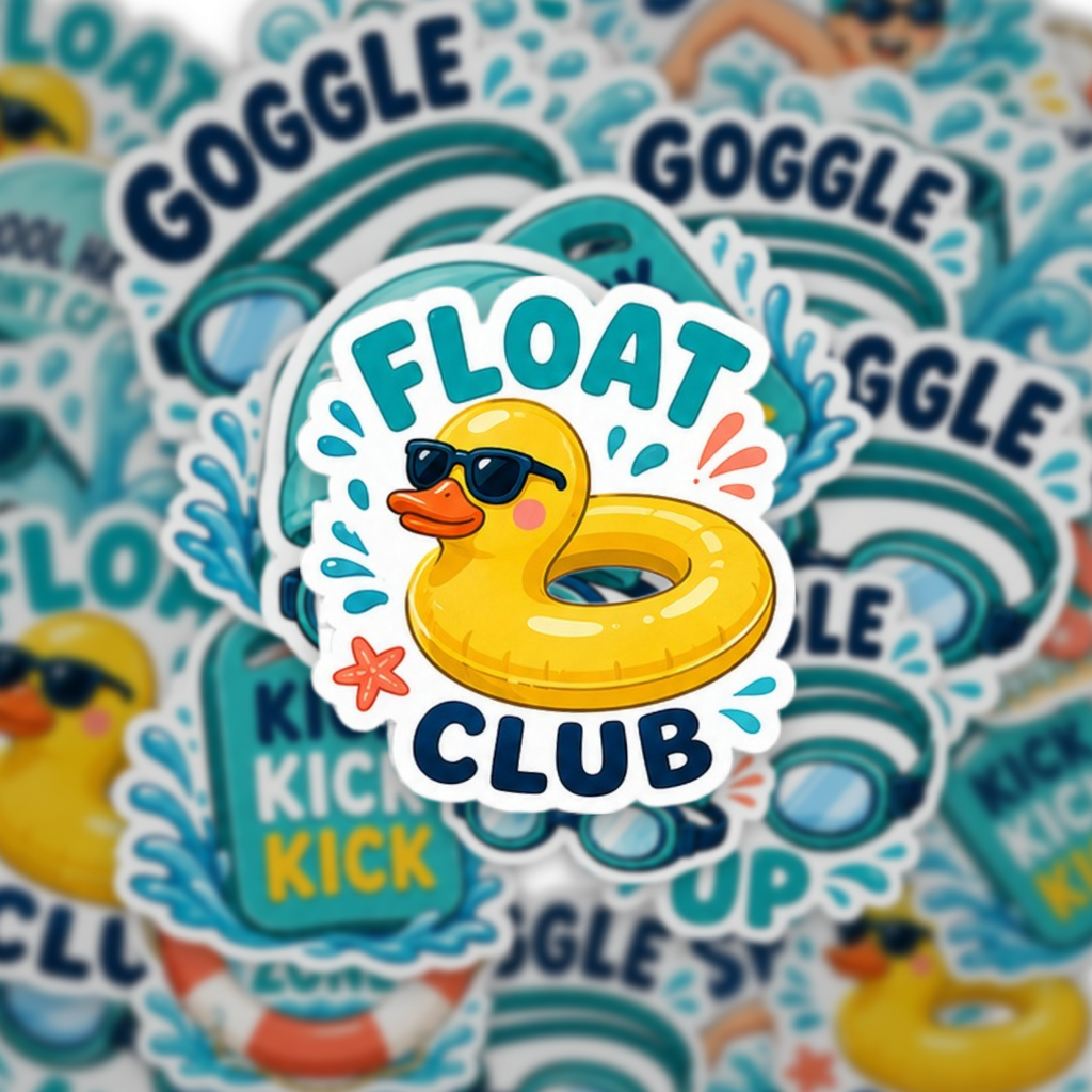 Swimming Fun Sticker Pack