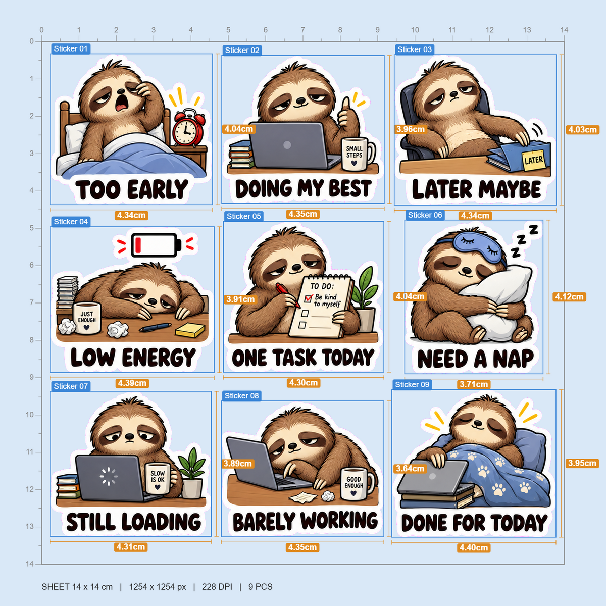 Tired Sloth