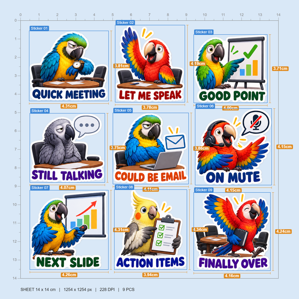 Parrot Office Day