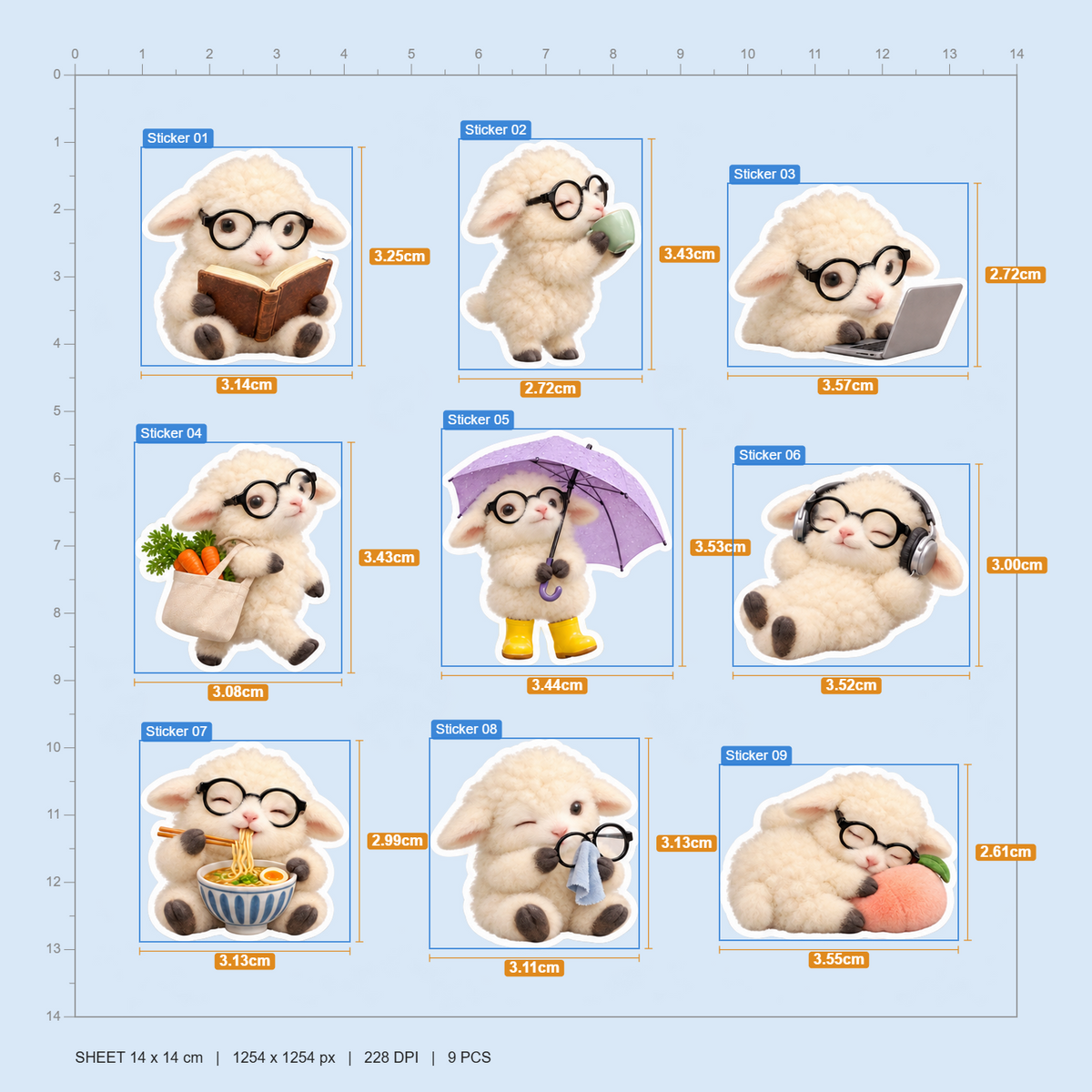 Glasses Lamb