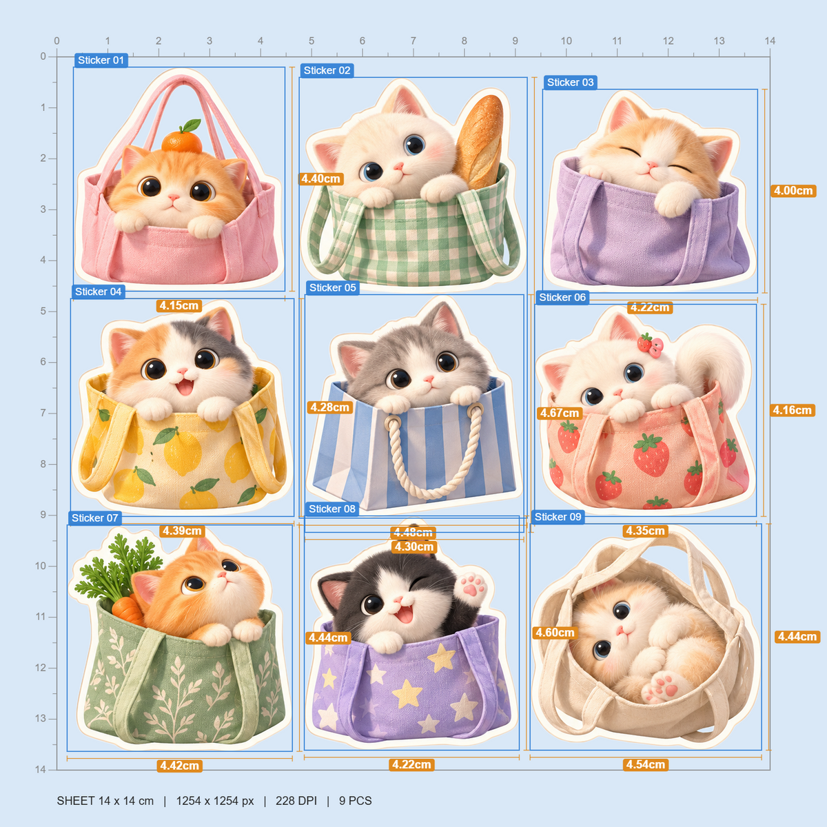Shopping Bags Cat