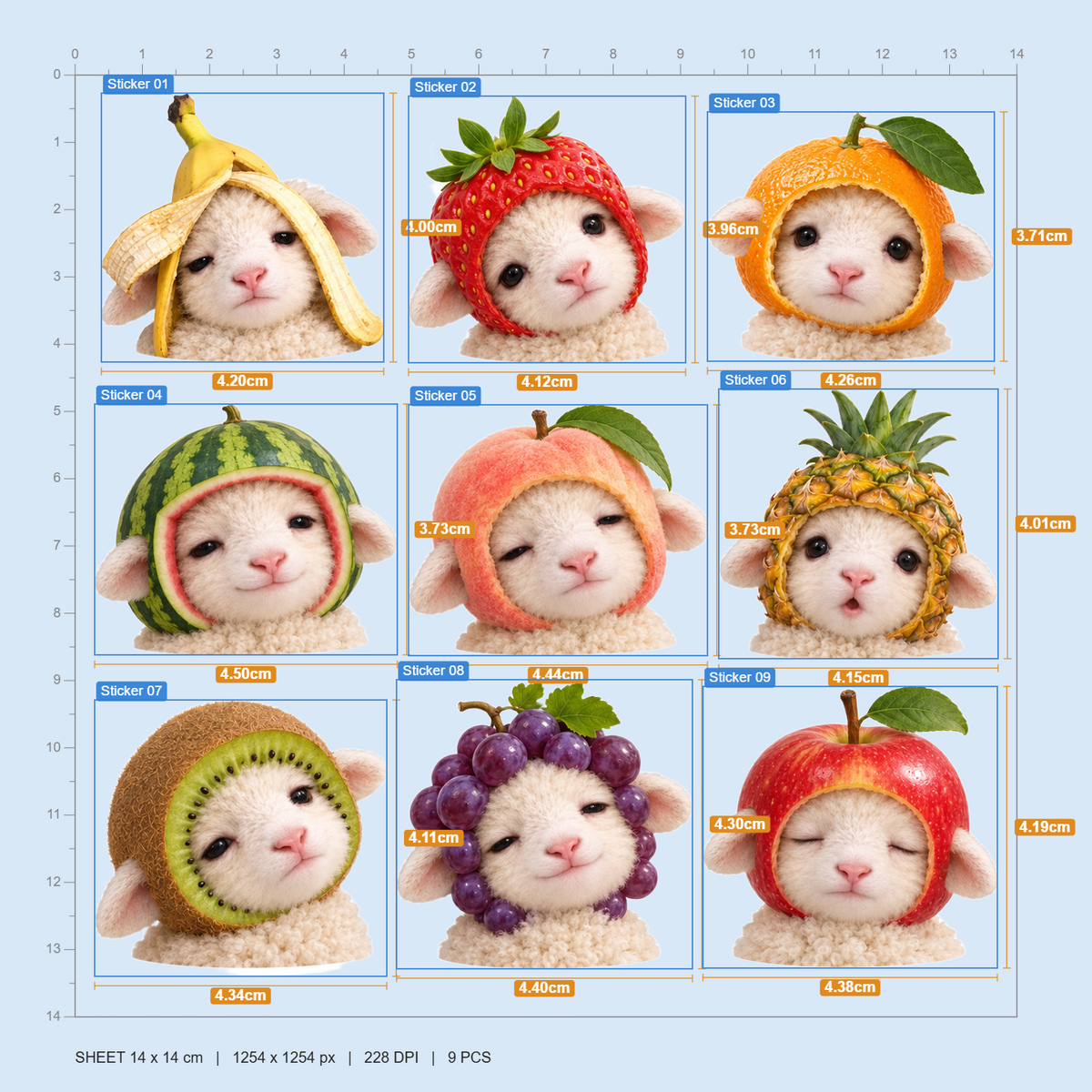 Fruits Lamb