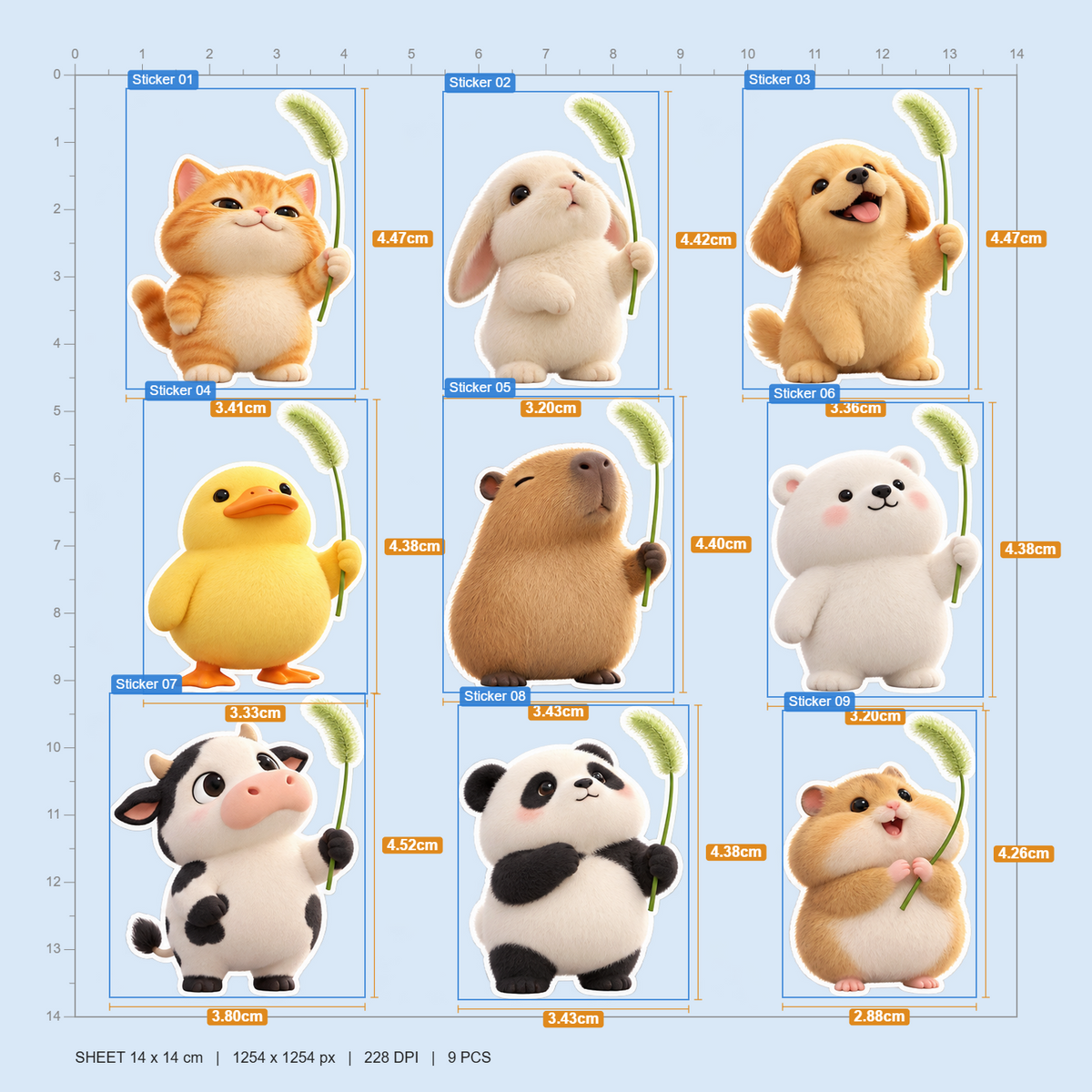 Foxtail Animals