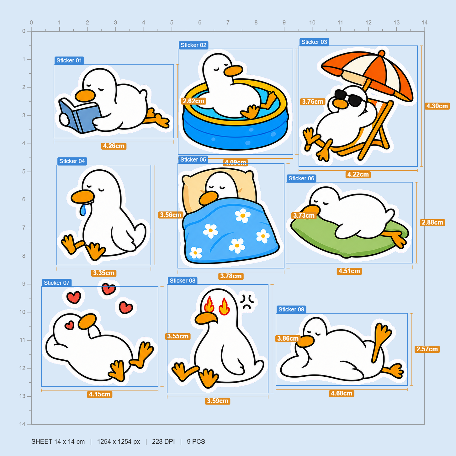 Little Duck’s Everyday Adventures Sticker Pack