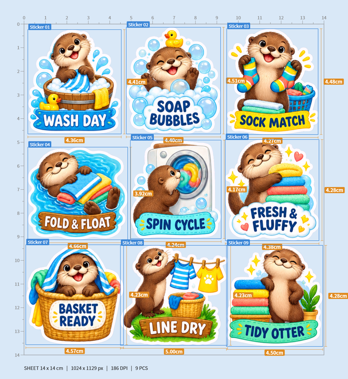 Otter Laundry Day
