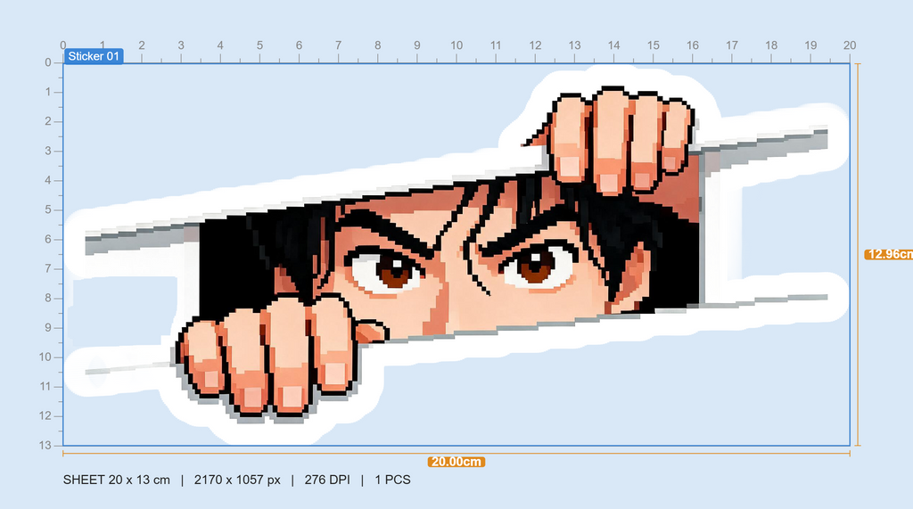 Byeon Peeking Sticker
