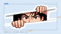 Byeon Peeking Sticker