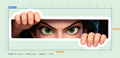Jasmine Peeking Sticker