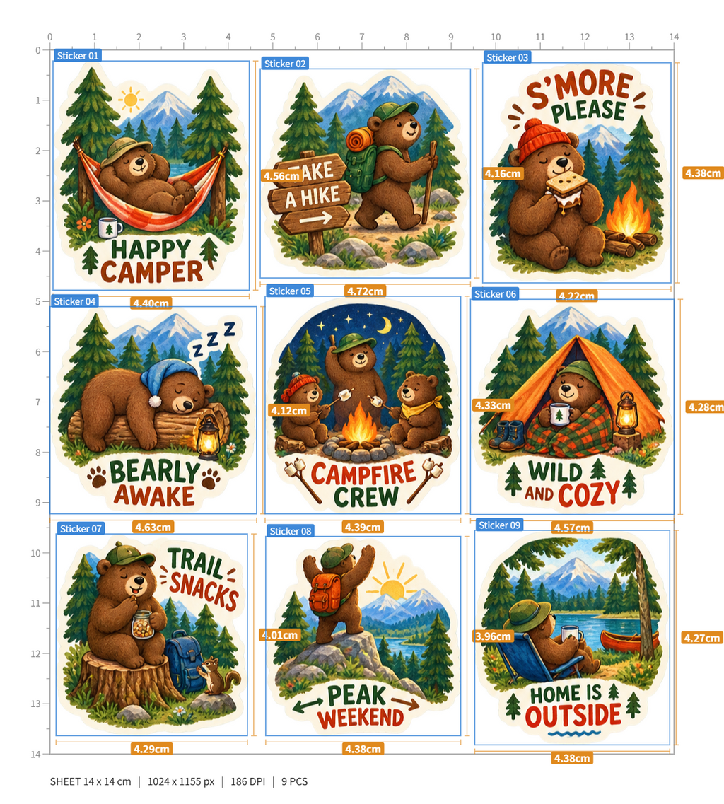 Camping Bears