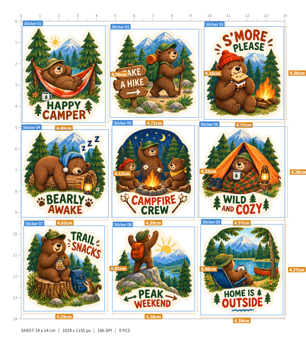 Camping Bears