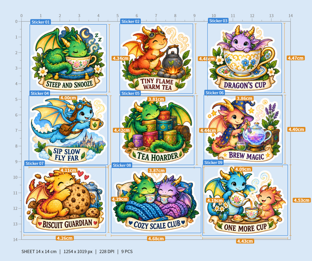Tea Time Dragons