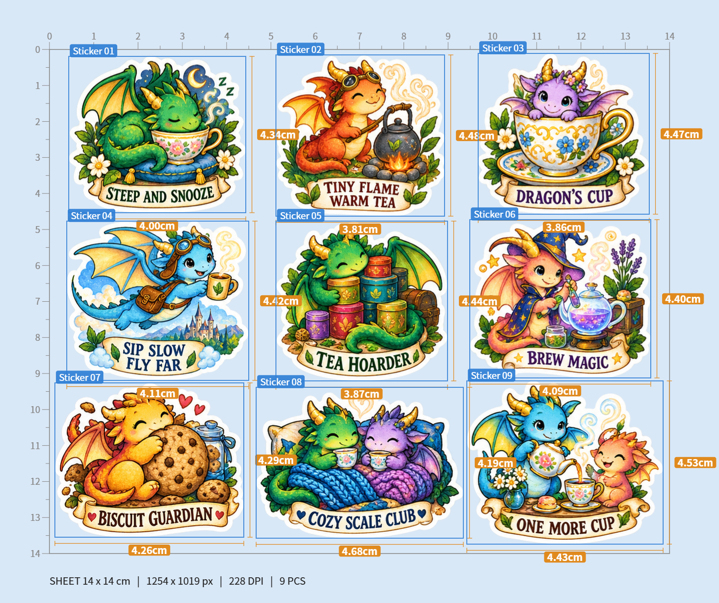 Tea Time Dragons