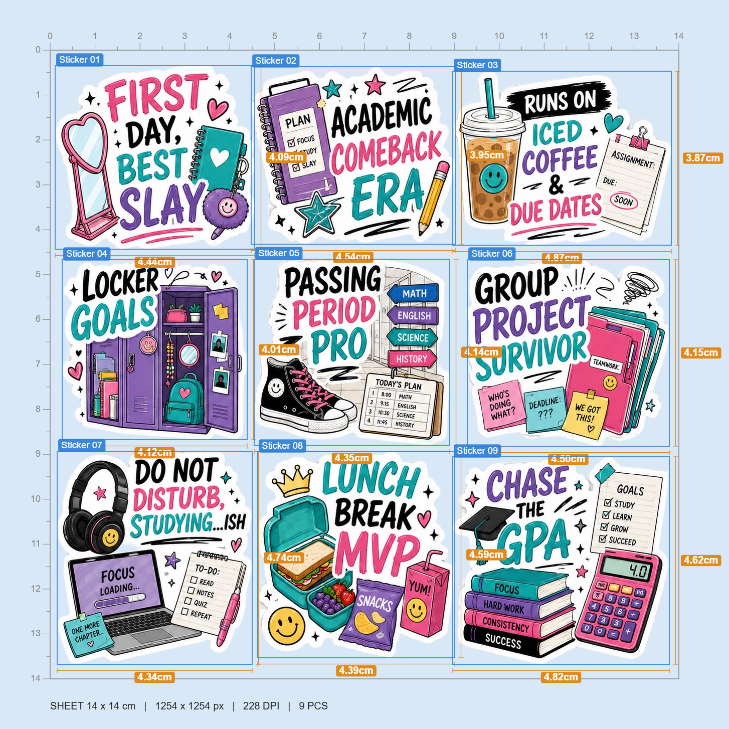 Back-to-School Sticker Pack