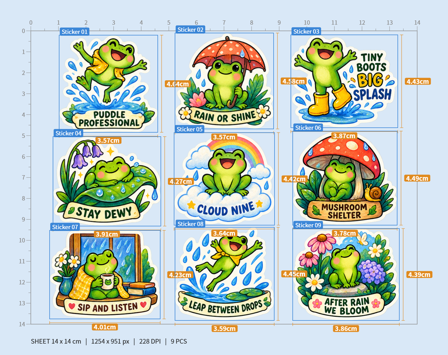 Rainy Day Frogs