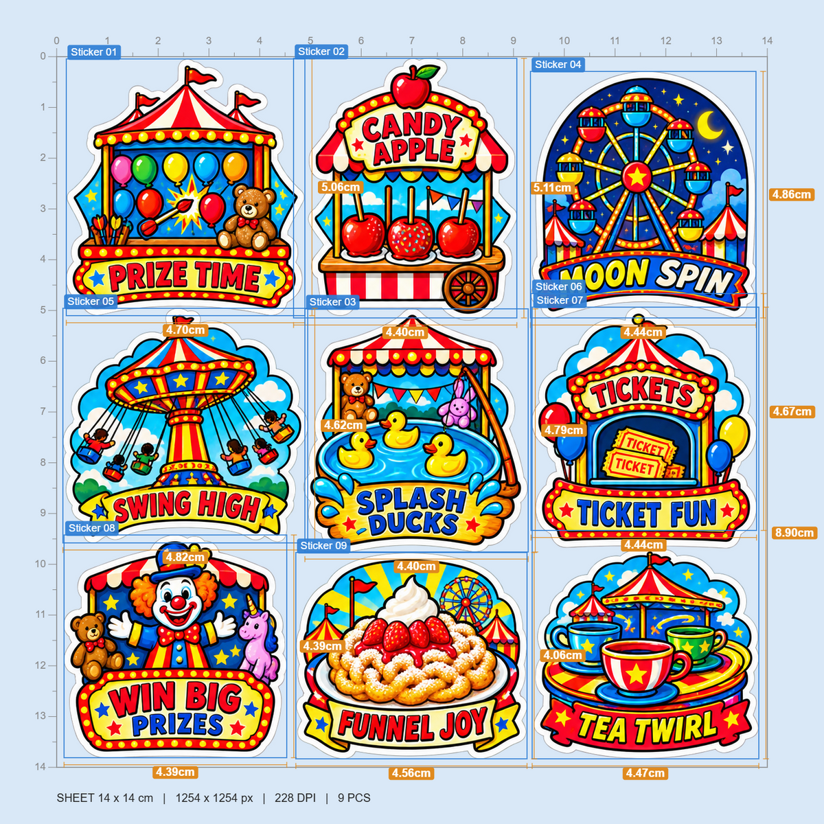 Fun Fair Sticker 2