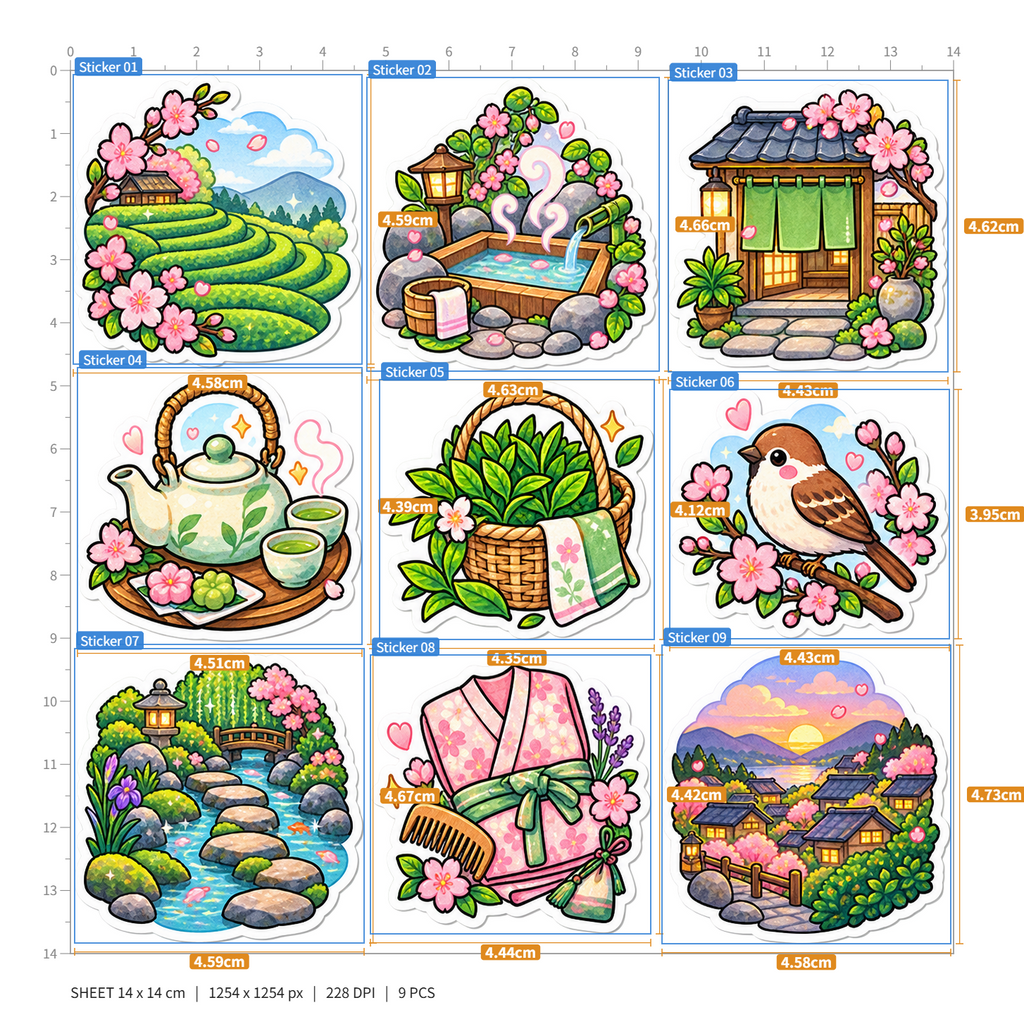 Spring Tea Garden Retreat