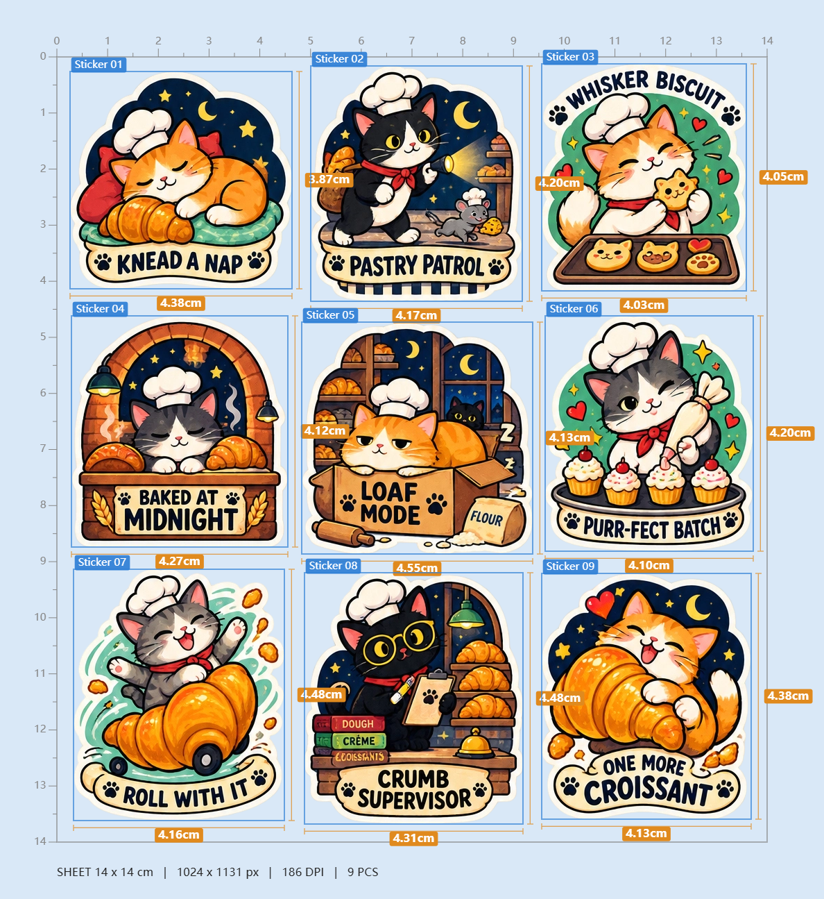 Midnight Bakery Cats