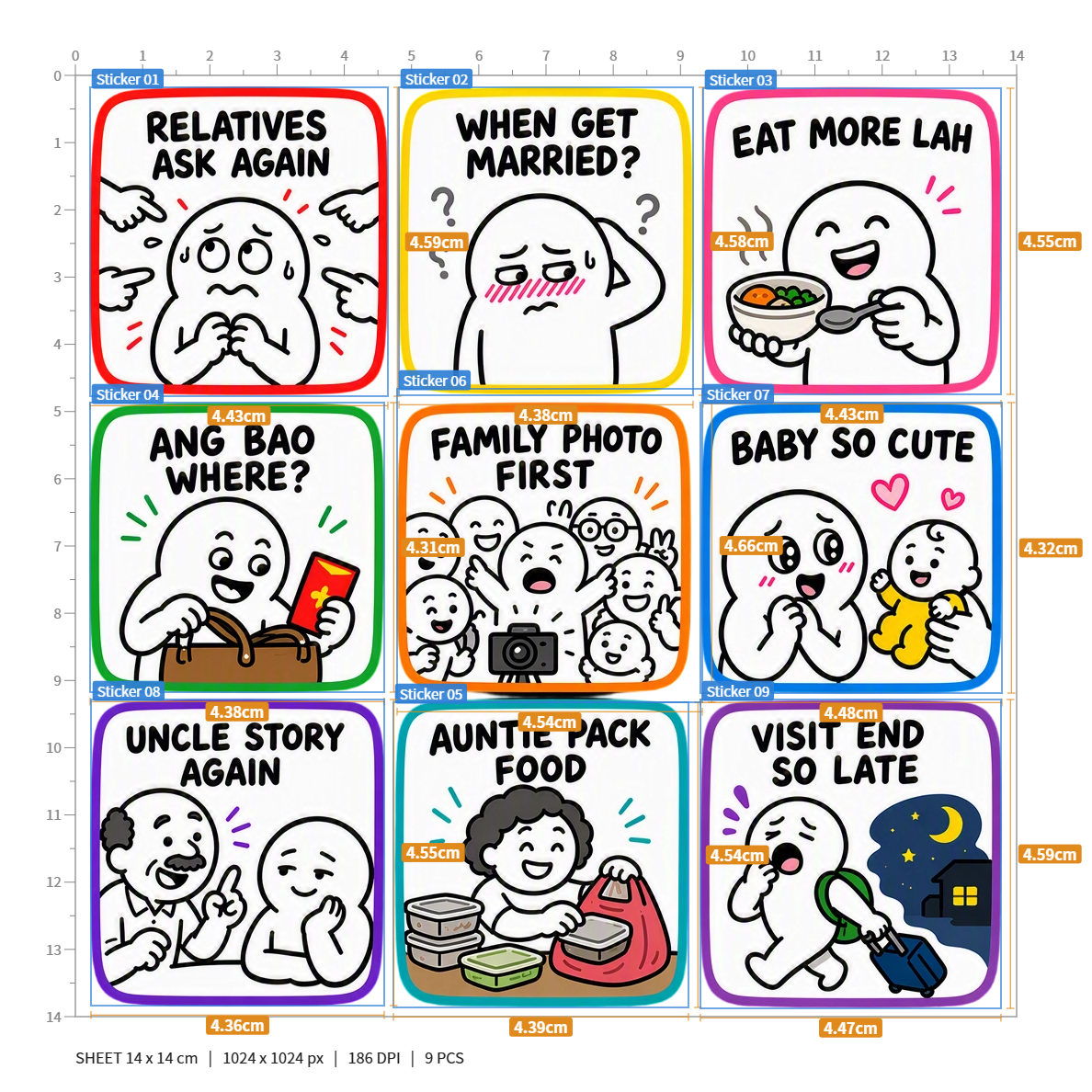 FUNNY OFFICE STICKERS