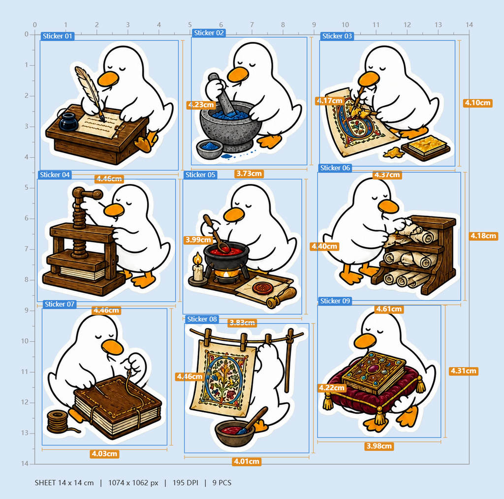 Duck Medieval Scriptorium