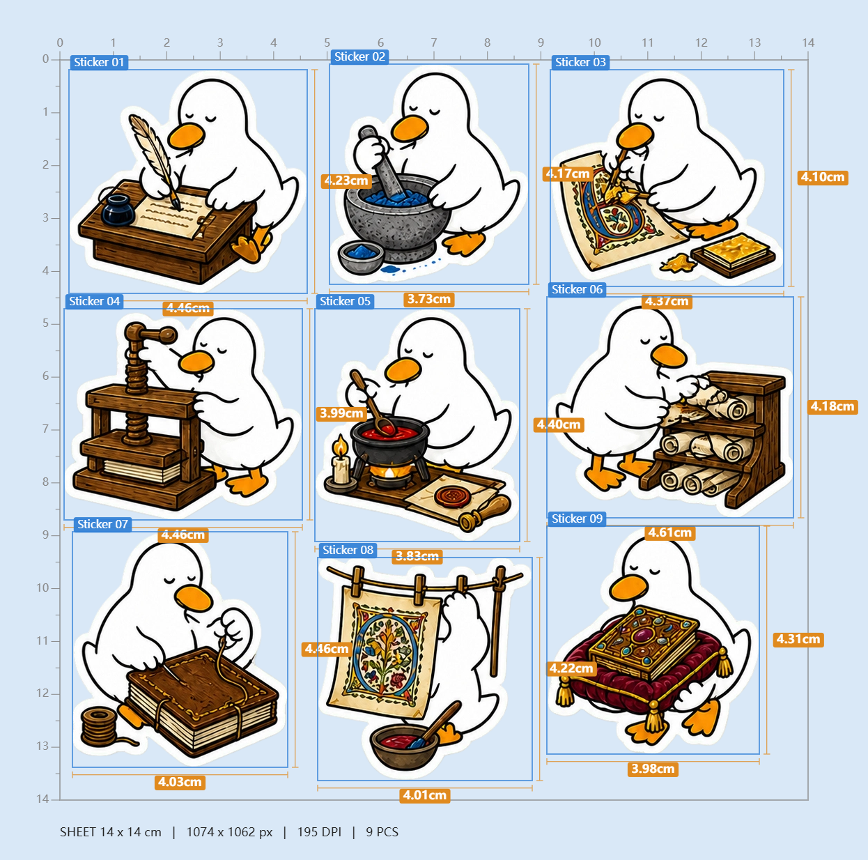 Duck Medieval Scriptorium