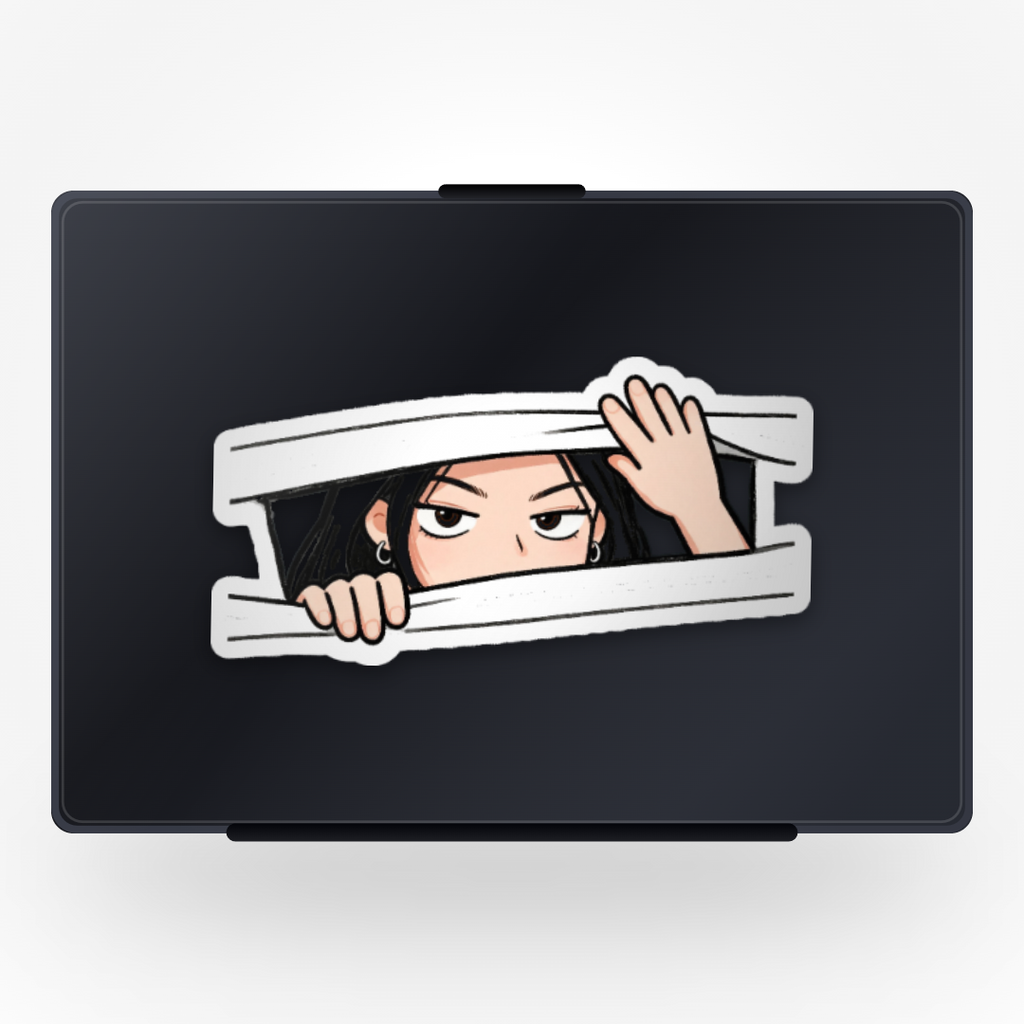 Bae Peeking Sticker