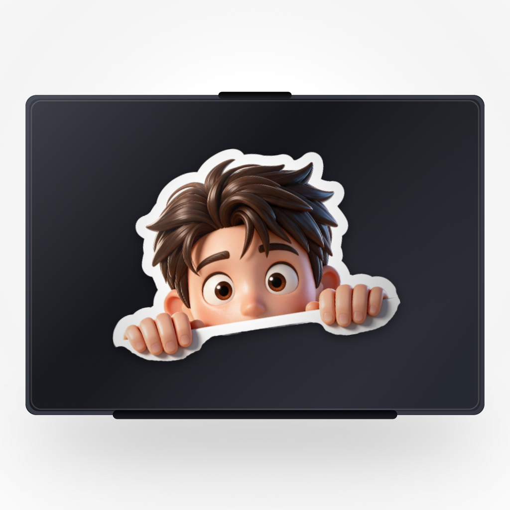 Zhang Peeking Sticker